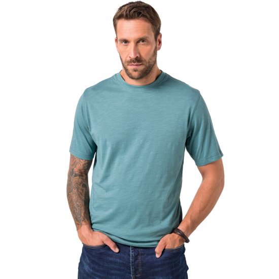 JP1880 T-Shirt Short Sleeve Soft Jersey Turquoise - Camisetas - Camisetas - 2XL-14XL