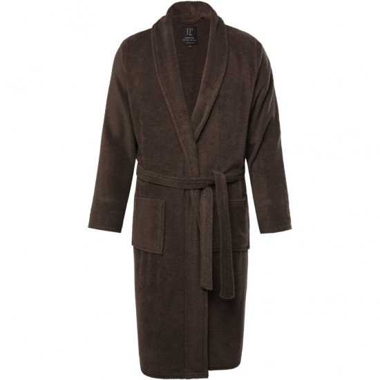 JP1880 Bathrobe Extra Soft Terry Cloth Brown - Ropa interior - Ropa interior 2XL-8XL