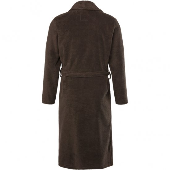 JP1880 Bathrobe Extra Soft Terry Cloth Brown - Ropa interior - Ropa interior 2XL-8XL
