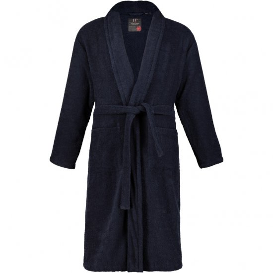 JP1880 Bathrobe Extra Soft Terry Cloth Dark Navy - Ropa interior - Ropa interior 2XL-8XL