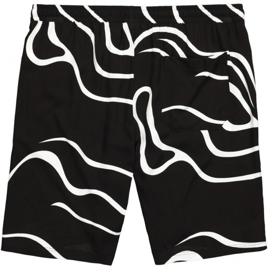 JP1880 Bermuda Shorts Soft Viscose All-over Print Black - Pantalones cortos - Pantalones cortos W40-W60