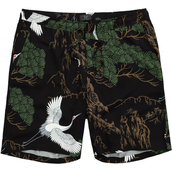 JP1880 Bermuda Shorts All-over Print Black - Pantalones cortos - Pantalones cortos W40-W60