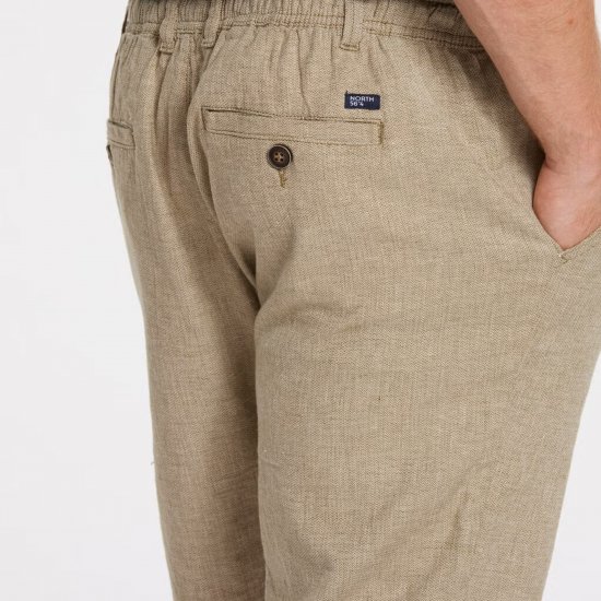 North Latitude 41106 Linen Shorts Beige - Pantalones cortos - Pantalones cortos W40-W60