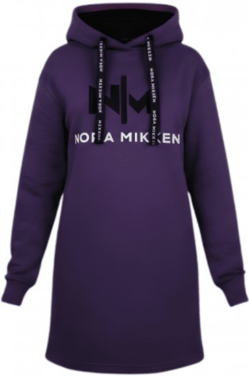 Nora Mikken KADRI Long Hoodie Purple - Sudaderas - 