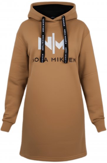 Nora Mikken KADRI WHITE Long Hoodie Camel - Sudaderas - 