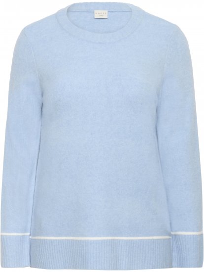 Kaffe Curve Jina Knit Pullover Powder Blue Melange - Jerséis de punto - 