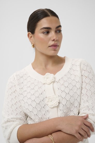Kaffe Curve Kathrina Pullover White - Jerséis de punto - 