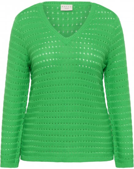 Kaffe Curve Metty Pullover Bright Green - Jerséis de punto - 