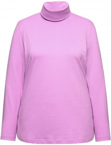 Ulla Popken Basic Long Sleeve Slim Fit Turtleneck Amethyst - Sudaderas y hoodies - 