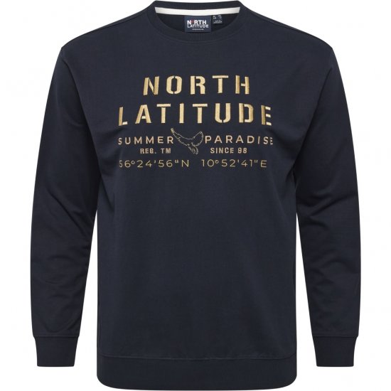 North Latitude Sweatshirt Navy - Sudaderas - Sudaderas 2XL-12XL