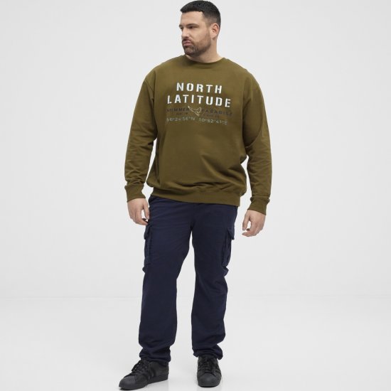 North Latitude Sweatshirt Army Green - Sudaderas - Sudaderas 2XL-12XL