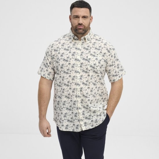 North Latitude Shirt Short Sleeve Off White - Camisas - Camisas 2XL-10XL