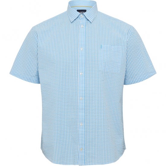 North Latitude Shirt Short Sleeve Turquoise - Camisas - Camisas 2XL-10XL