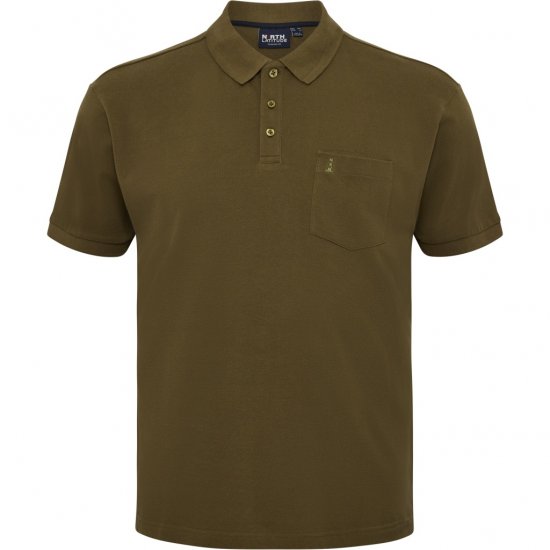 North Latitude Polo Pique Short Sleeve Green - Polos - Polos 2XL-8XL