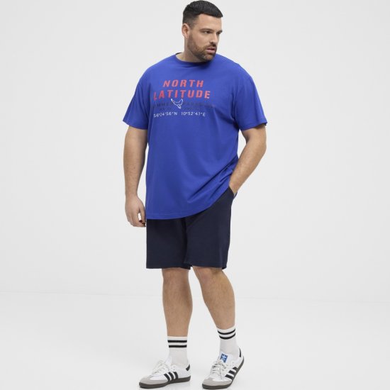 North Latitude T-shirt Printed Short Sleeve Blue - Camisetas - Camisetas - 2XL-14XL