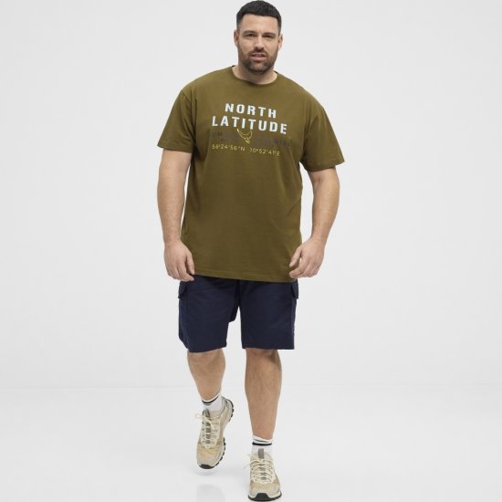 North Latitude T-Shirt Printed Short Sleeve Green - Camisetas - Camisetas - 2XL-14XL