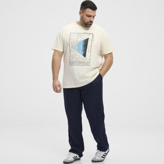 North Latitude T-shirt Printed Short Sleeve Off-White - Camisetas - Camisetas - 2XL-14XL
