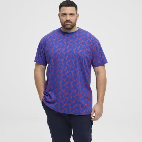 North Latitude T-Shirt Printed Allover Blue - Camisetas - Camisetas - 2XL-14XL