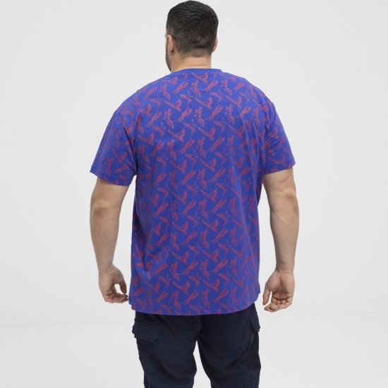 North Latitude T-Shirt Printed Allover Blue - Camisetas - Camisetas - 2XL-14XL