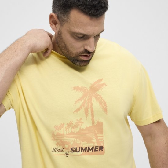 North Latitude T-Shirt Printed Yellow - Camisetas - Camisetas - 2XL-14XL