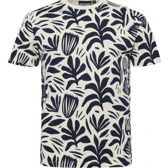 North Latitude T-shirt Allover Printed Navy - Camisetas - Camisetas - 2XL-14XL