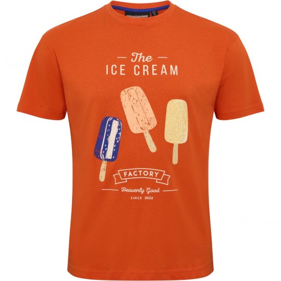 North Latitude T-Shirt Ice Cream Orange - Camisetas - Camisetas - 2XL-14XL