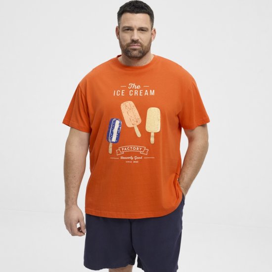 North Latitude T-Shirt Ice Cream Orange - Camisetas - Camisetas - 2XL-14XL