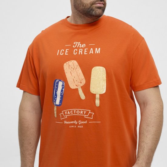 North Latitude T-Shirt Ice Cream Orange - Camisetas - Camisetas - 2XL-14XL