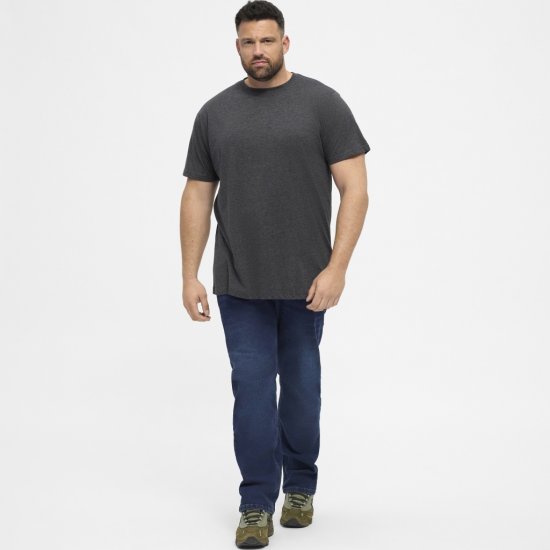 North Latitude T-Shirt 2-Pack Dark Grey Melange - Camisetas - Camisetas - 2XL-14XL