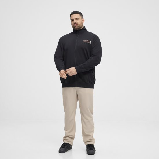 North Latitude Sweatshirt Cardigan Black - Sudaderas - Sudaderas 2XL-12XL