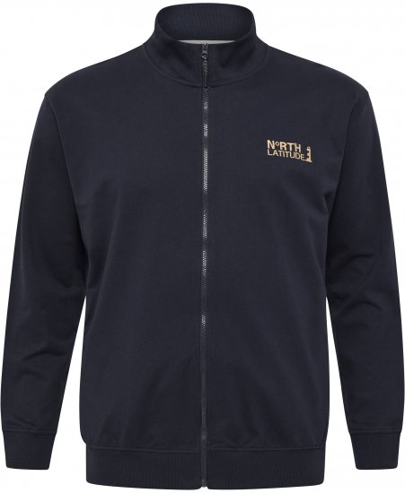 North Latitude Sweatshirt Cardigan Navy - Sudaderas - Sudaderas 2XL-12XL