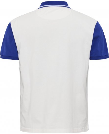 North Latitude Polo Short Sleeve Blue And White TALL - ROPA DE HOMBRE MT-6XLT - Tamaños de talle alto