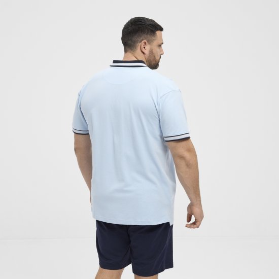 North Latitude Polo Pique Short Sleeve Light Blue - Polos - Polos 2XL-8XL