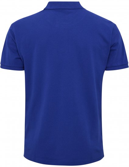 North Latitude Polo Pique Print Short Sleeve Cobalt Blue - Polos - Polos 2XL-8XL