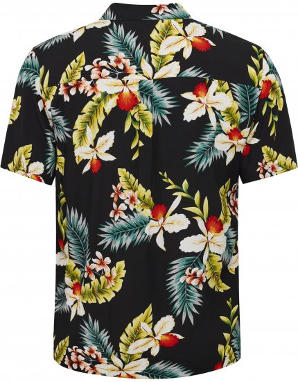 North Latitude Shirt Short Sleeve Printed Allover Black - Camisas - Camisas 2XL-10XL