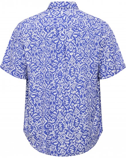 North Latitude Shirt Denim Printed Allover Blue - Camisas - Camisas 2XL-10XL