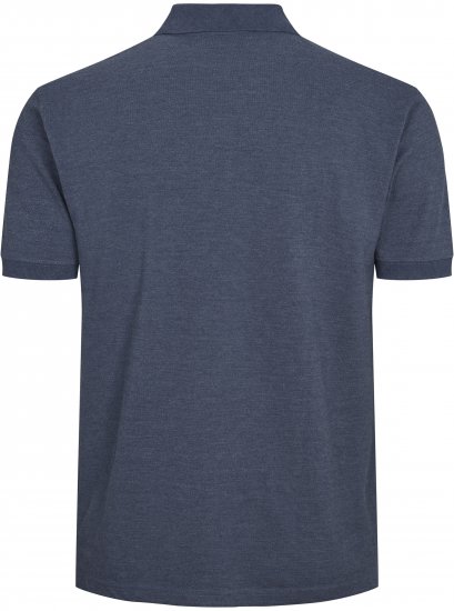 North Latitude Polo Short Sleeve Blue Melange TALL - ROPA DE HOMBRE MT-6XLT - Tamaños de talle alto