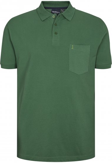 North Latitude Polo Short Sleeve Green TALL - ROPA DE HOMBRE MT-6XLT - Tamaños de talle alto