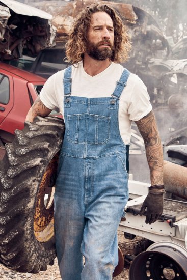 JP1880 Dungarees Denim Adjustable Straps Blue - Vaqueros & pantalones - Vaqueros y Pantalones - W40-W70