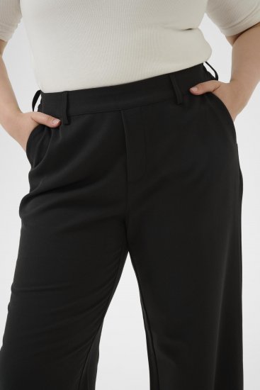 Kaffe Curve Halley Pantalones Negro - Vaqueros & Pantalones de Mujer Tallas Grandes – Plus Size - 