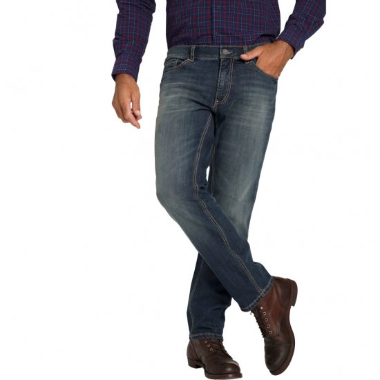 JP1880 Jeans Straight Fit Super Stretch Denim Used Blue - Vaqueros & pantalones - Vaqueros y Pantalones - W40-W70
