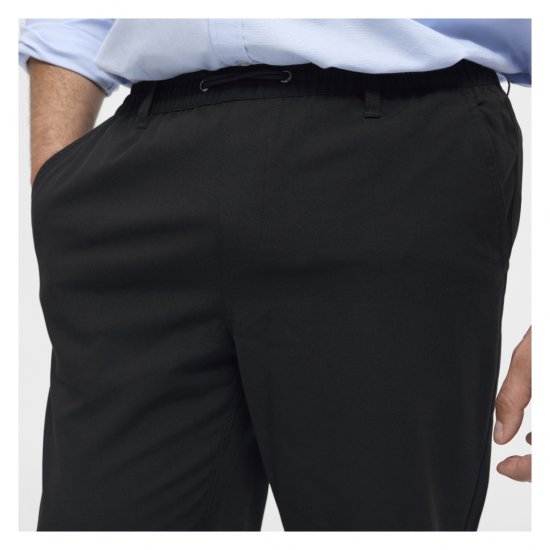 North Latitude Dress Pants Elastic Waist Black - Pantalones tallas grandes hombres - Pantalones Tallas Grandes Hombres