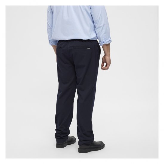 North Latitude Dress Pants Elastic Waist Navy Blue - Pantalones tallas grandes hombres - Pantalones Tallas Grandes Hombres