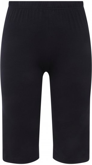 Ulla Popken Stretch Knit Bike Shorts Blue - Vaqueros & Pantalones de Mujer Tallas Grandes – Plus Size - 
