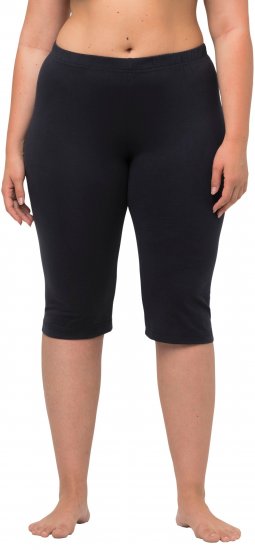 Ulla Popken Stretch Knit Bike Shorts Blue - Vaqueros & Pantalones de Mujer Tallas Grandes – Plus Size - 