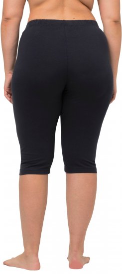 Ulla Popken Stretch Knit Bike Shorts Blue - Vaqueros & Pantalones de Mujer Tallas Grandes – Plus Size - 