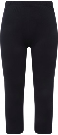 Ulla Popken Basic Stretch Knit Capris Navy - Vaqueros & Pantalones de Mujer Tallas Grandes – Plus Size - 