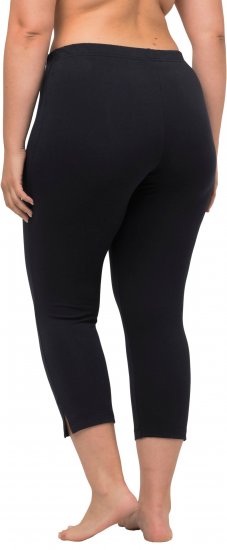 Ulla Popken Basic Stretch Knit Capris Navy - Vaqueros & Pantalones de Mujer Tallas Grandes – Plus Size - 
