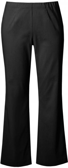 Ulla Popken Classic Stretch Bengaline Comfort Pants Black - Vaqueros & Pantalones de Mujer Tallas Grandes – Plus Size - 
