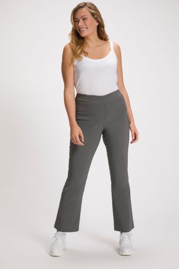 Ulla Popken Classic Stretch Bengaline Comfort Pants Brown - Vaqueros & Pantalones de Mujer Tallas Grandes – Plus Size - 